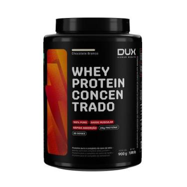 Imagem de Whey Protein Concentrado Dux Chocolate Branco 900g