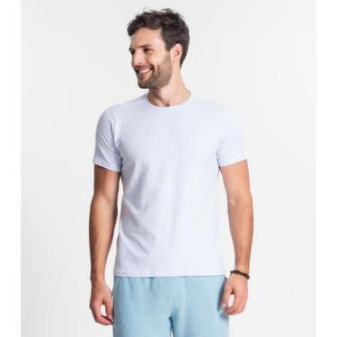 Imagem de Camiseta Básica Masculina Diametro Branco, GG, Branco