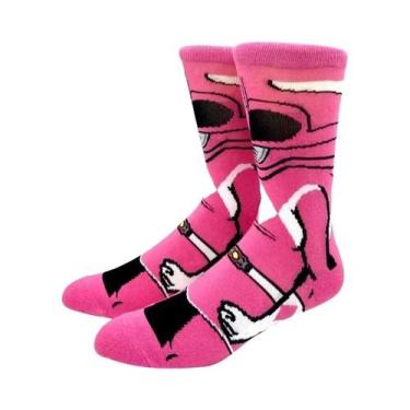 Imagem de Meias Longas Masculinas Com Personagens De Desenho Animado Confortávei