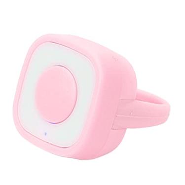 Imagem de aqxreight Anel de Controle Remoto Recarregável Com Ponta do Dedo Clicker para Câmera Obturador Botão Selfie Azul Mainstream Controle de Operação do Anel Uma Conexão Instantânea 4 Estável Fácil (Rosa)