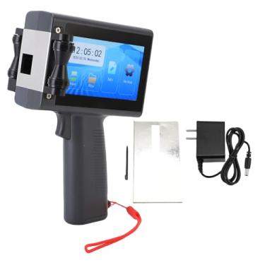 Imagem de Garosa Impressora Jato de Tinta Portátil TIJ Com Tela Sensível Ao Toque HD de 4,3 Polegadas e 29 Idiomas para Impressão de Data de Código de Barras de Código QR de Texto (plugue americano)