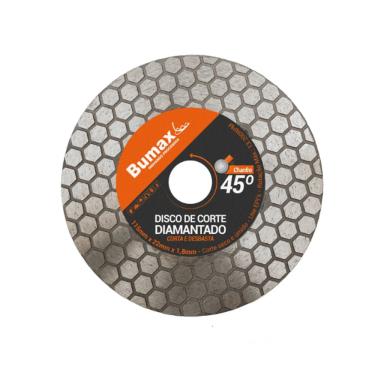 Imagem de Disco de Corte Diamantado para 45º e Chanfro Cerâmica e Porcelanato Bumax