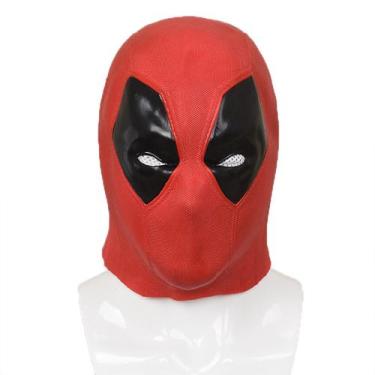 Imagem de Máscara de cosplay, traje de látex de Halloween de Deadpool - yiweisai