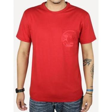 Imagem de Camiseta Reserva Masculina Estampada Selo Onda Vermelha-Masculino