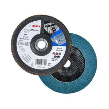 Imagem de Disco flap std for metal fa 180mm gr60 - BOSCH