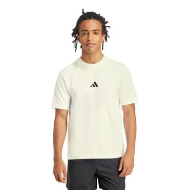 Imagem de Camiseta Adidas Essentials Branca, G