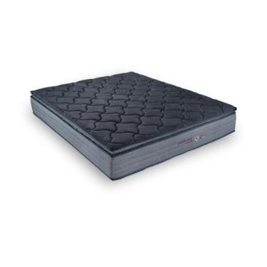 Imagem de Colchão Queen Molas Ensacadas Real Vision Black Pillow Top Alto Suport