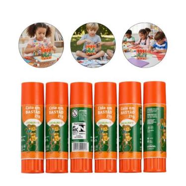 Imagem de Kit Atacado Cola Bastão 21g Leo & Leo Alta Fixação Pack 6 Unidades - C