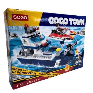 Imagem de Blocos de Montar Navio Coleção Police Force 285 pçs 4164 - COGO Dorémi
