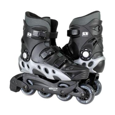 Imagem de Patins Traxart Spectro Preto - 72mm ABEC-5, # 4 = 35/36