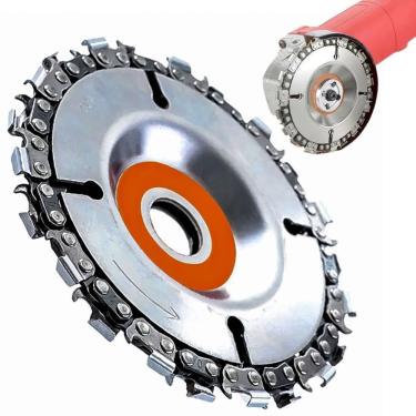 Imagem de Disco para Esmerilhadeira Corte Preciso Corrente 115MM 22 Dentes para Cortes Rápidos e Suaves em Madeira