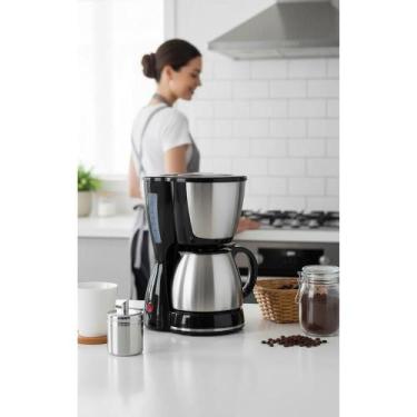 Imagem de Cafeteira Elétrica 30 Xícaras Inox 800W Anti-Gotejamento - Congratulat