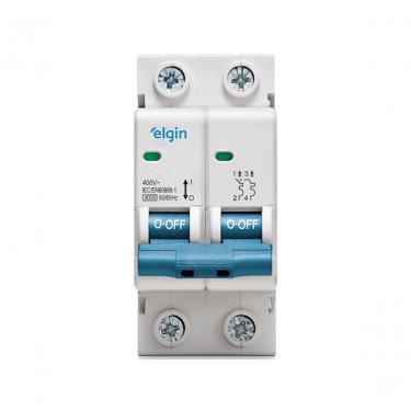 Imagem de Disjuntor Termomagnético Bipolar 2 Polos 10A para Proteção Contra curto-circuito e Sobr...