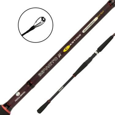Imagem de Vara Para Carretilha Impacto Gll 60C 2 Partes 30-60 Lbs - Pesca Brasil