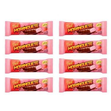Imagem de Kit 8 Barras de Chocolate Moranguete Bel 13g