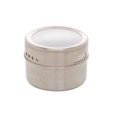 Imagem de Porta Tempero Aço Inox Com Tampa Acrílico Imantado - 1963 - Lyor