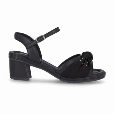 Imagem de Sandalia salto medio piccadilly paola - 566080, Preto, 36