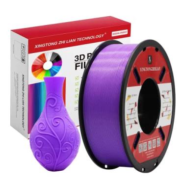 Imagem de PLA Filament 1.75mm, 3D Printer Filament for 3D Printers Accuracy +/- 0.02 mm 1Kg Spool, 1.75mm, Purple