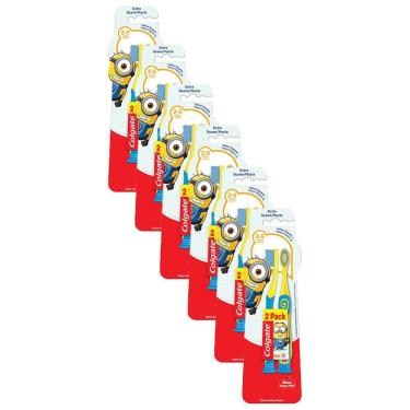 Imagem de Kit 6 Escovas Dental Colgate Minions 2 - 5 anos com 2 unidades