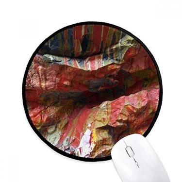 Imagem de Tapete de mouse com textura de pedra multicolorida para computador