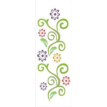Imagem de Stencil de Acetato para Pintura OPA 10 x 30 cm - 960 Arabesco Flor II