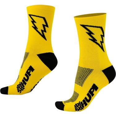 Imagem de Meia HUPI Raio Amarelo/Preto, Cor: AMARELO