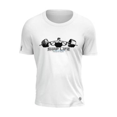 Imagem de Camiseta Fisiculturista Atleta Bodybuilder Barra Peso Fitness Shap Lif