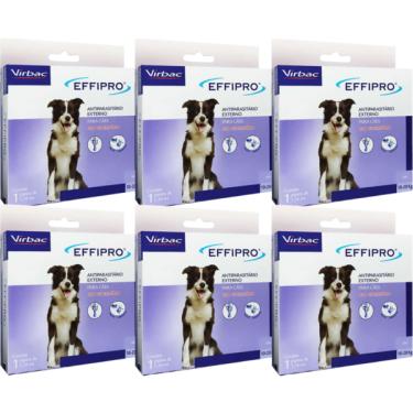 Imagem de Kit Antipulgas e Carrapatos Virbac Effipro 1,34 mL - Cães de 10 até 20 Kg - KIT