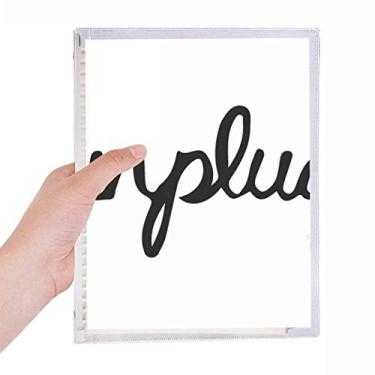 Imagem de Caderno de anotações com estampa divertida de desenho desconectado, folha solta, diário recarregável, papelaria