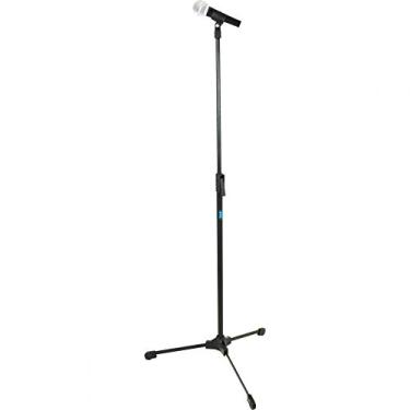 Imagem de Pedestal Reto para Microfone, Ideal para Estúdio, Ask, TPR, Preto