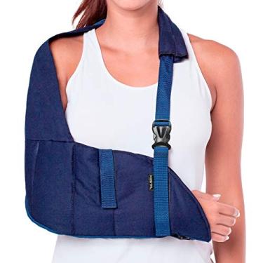 Imagem de Kestal Tipoia Velpeau Estofada Imobilizadora americana Azul, Bilateral, P