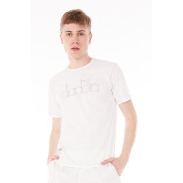 Imagem de Camiseta Diadora Braide Logo Off White