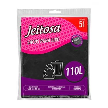 Imagem de Jeitosa - Saco para Lixo Almofada de 110 Litros, com 5 Unidades, Bettanin