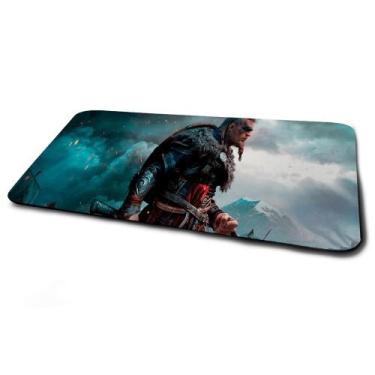 Imagem de Mouse Pad Gamer Assassins Creed Valhalla Protagonista - Império da Imp