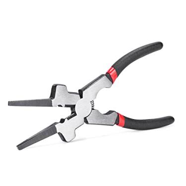 Imagem de WISEPRO Alicate de solda MIG forjado por gota, alicate de solda multiuso de 20 cm para cortar fios de soldagem, martelar e remover respingos