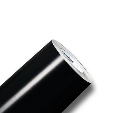 Imagem de vinil adesivo envelopamento 9Mx50cm Preto Brilho Adherent Contact - Ma