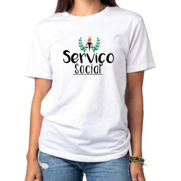 Imagem de Camisa Serviço Social - profissões - faculdade - Koupes,  P BABY LOOK