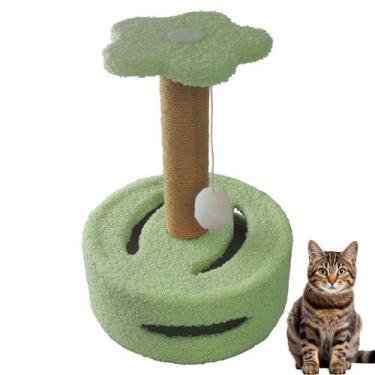 Imagem de Arranhador para Gatos Bola Brincadeira Arranhar Brincar Pet Shop Sisal