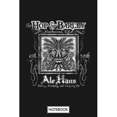 Imagem de The Hop Barley Ale Haus G85836 Notebook: Matte Finish Cover, 6x9 120 Pages, Planner, Diary, Lined College Ruled Paper, Journal
