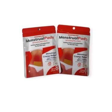 Imagem de Adesivos térmicos para tratar cólicas menstruais - DEEPRELIEF
