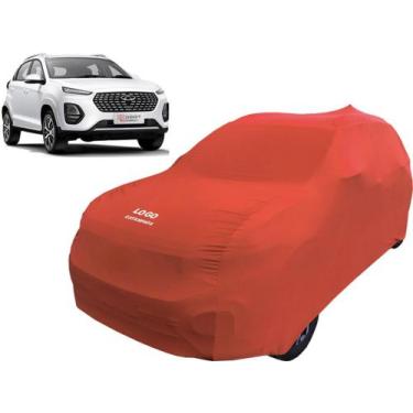 Imagem de Capa Automotiva Para Chery Tiggo 3x Tecido Helanca Lycra - Mz, Vermelh