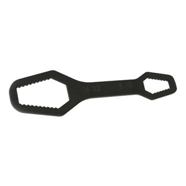 Imagem de ＫＬＫＣＭＳ Chave universal multifuncional ajustável chave de catraca chave de extremidade dupla 8-22mm para acessórios de ferramenta de bicicleta de carro, preto