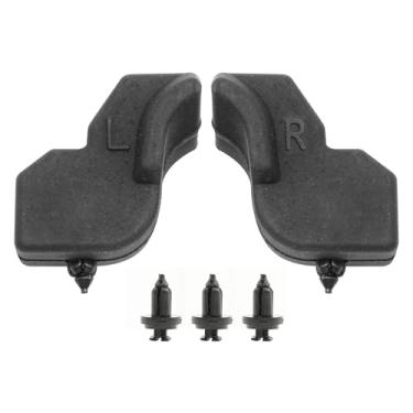 Imagem de Aynaxcol 1 par L3Z-99439A00-A Bucha de borracha superior de porta traseira LH RH com 3 clipes de para-choque, substituição para Ford F Series 150 5,5/6,5 pés caixa 2015-2020, substitui FL3Z-99439A00-B