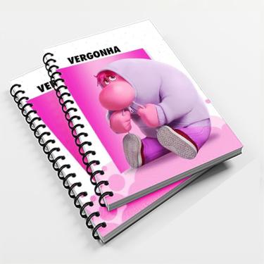Imagem de Caderno Universitário 96 fls Pers Divertidamente 2 Vergonha