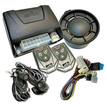 Imagem de Alarme Automotivo Antifurto Segurança do Veículo Kit Completo 2 Controles e Bloqueador de Motor VW Voyage Gol Golf Polo Jetta Fox Santana Kombi Paraty