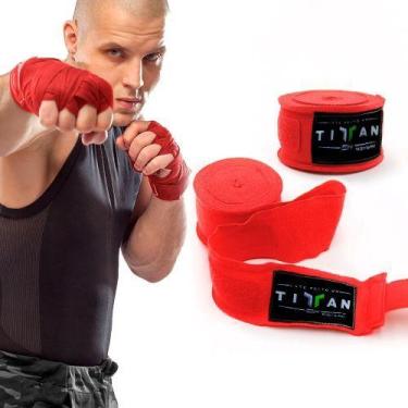 Imagem de Bandagem Elástica MBFIT 3,5m, Vermelho, ST