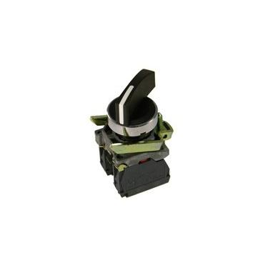 Imagem de PBC - Substituição direta SS22XTMO1-3 serve para interruptor seletor teleménico de 22 mm com 3 posições e 2 não bloqueios de contato ZBE101 (CAN MUDAR BLOCOS DE CONTATO 1NO/1NC OU 2NC)