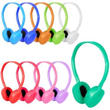 Imagem de OSSZIT Classroom Kids Headphones Bulk 20 Pack Class Set of Headphones for Students Children Toddler Boys Girls Teen and Adult 10 Colourful (20 Mixed)