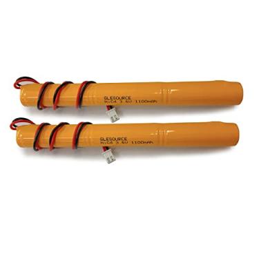 Imagem de GLESOURCE (Pacote com 2 baterias de 3,6 V 1100 mAh OSA-191 Ni-CD de substituição para luz de emergência/saída 026-186 Bateria All Pro 026186 Cooper APEL Bateria APLEL Teig T26000186