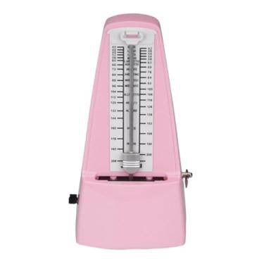 Imagem de MERIGLARE Metrônomo mecânico com trilha profissional, tempo e batida para Guzheng Erhu, Rosa